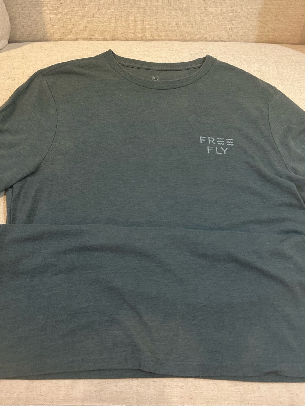 Free Fly Apparel Men's Short Sleeve Tee - Slate Green